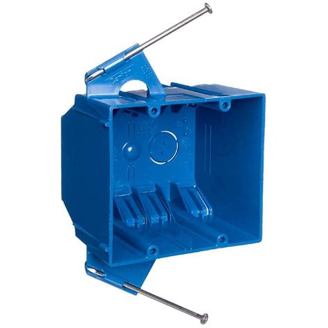 2 gang junction box|shallow 2 gang outlet box.